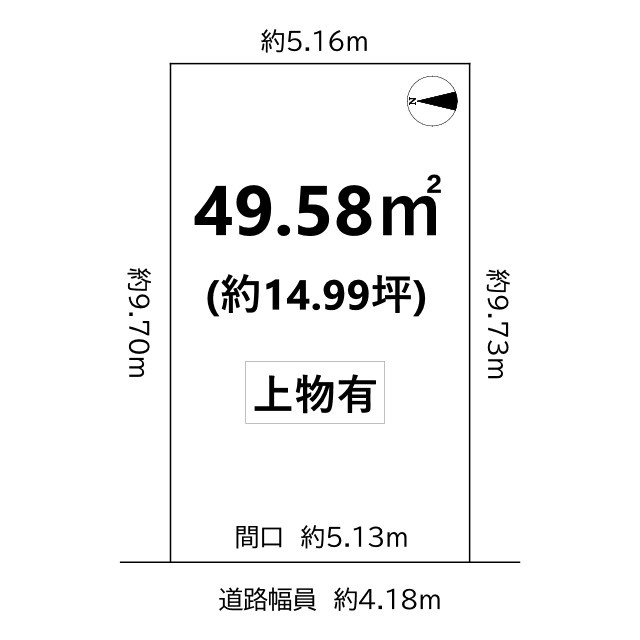 上京区鳳瑞町 土地の土地図