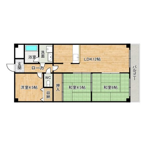 【間取り】 | メルベーユ和泉