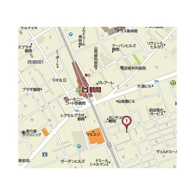 【地図】 | プラージュ鶴間(プラージュツルマ)