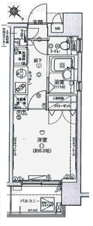 【間取り】 | VIDA日本橋EAST(ヴィーダ日本橋イースト) | ＶＩＤＡ日本橋ＥＡＳＴ