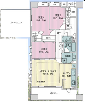 レコシティ・プライムの間取り