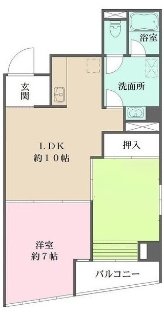 メゾン高橋の間取り|間取りです。
