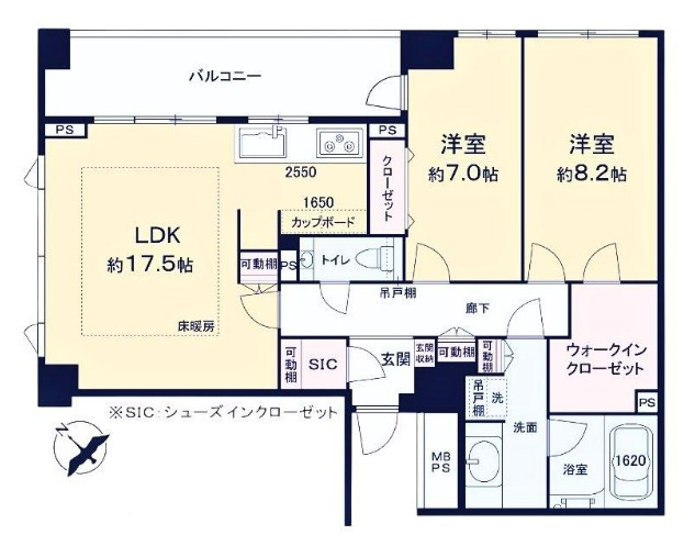 【間取り】 | パークハウス諏訪山PRESENCE