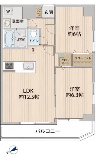 グランドメゾン寿の間取り
