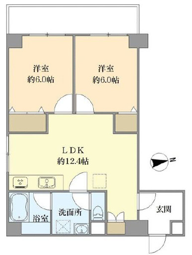 錦糸町ハイタウンの間取り