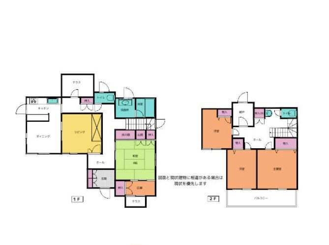 福井市みのり3丁目　中古戸建の間取り