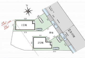 【区画図】 | 名古屋市緑区大高町字常世島新築戸建 | キャンペーン対象物件です♪詳細は弊社ホームページもしくはスタッフまでお気軽にお問合せ下さいませ♪ お役に立てる自信があります♪