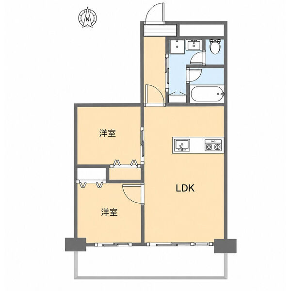 ライオンズマンション久屋公園の間取り