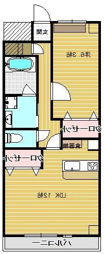 ミラベルⅡの間取り