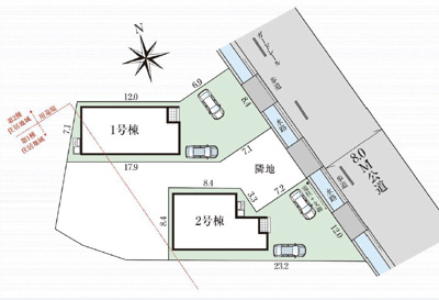 【区画図】 | 名古屋市緑区大高町字常世島新築戸建 | キャンペーン対象物件です♪詳細は弊社ホームページもしくはスタッフまでお気軽にお問合せ下さいませ♪ お役に立てる自信があります♪