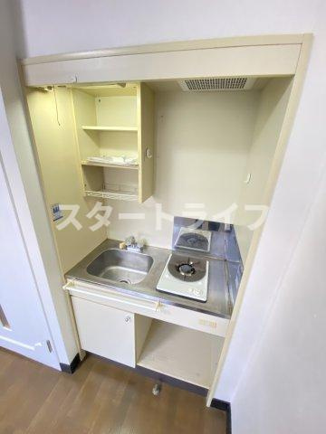 大阪市淀川区木川東３丁目の賃貸マンションのキッチン