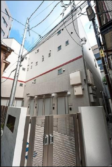 文京区大塚６丁目のアパートのエントランス