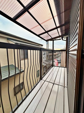 《仲介手数料半額》川越市野田町２丁目　中古戸建のバルコニー