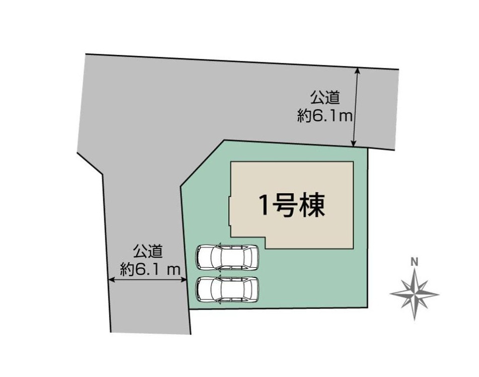 土浦市永国東町2期　新築戸建の区画図