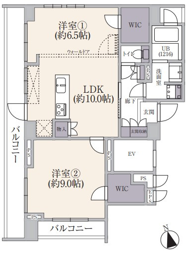 【間取り】 | アデッソ新宿若松町