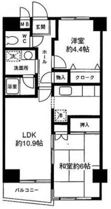 アドバンス江古田の間取り|間取りです。