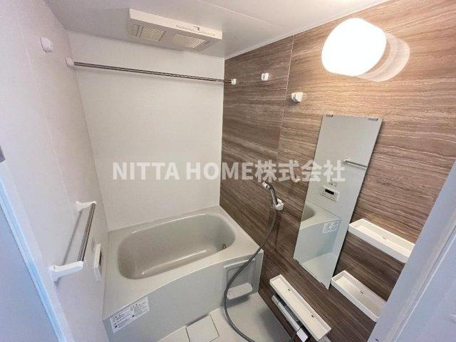 （仮）長田新築アパートの浴室|【イメージ写真】バストイレ別々です◎追炊き機能＆浴室乾燥機が付いています☆