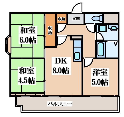 【間取り】 | サニーハイツ