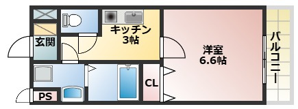 サンライズ大和田の間取り
