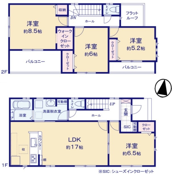 太田市東長岡町14期の間取り|図面と現況が異なる場合、現況を優先とします。