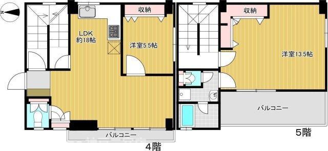 佳山ビルの間取り