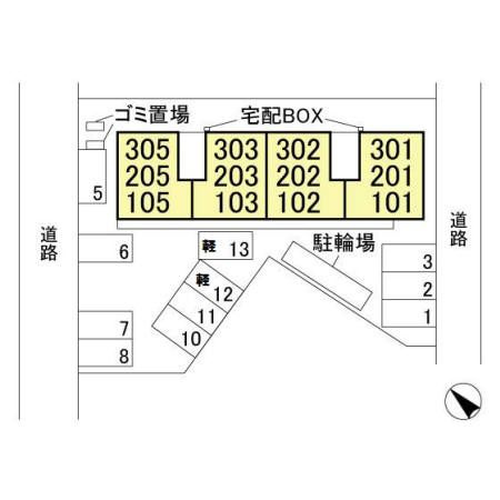 シエルドールの区画図
