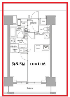 【間取り】 | ザ・パークハビオ新御徒町