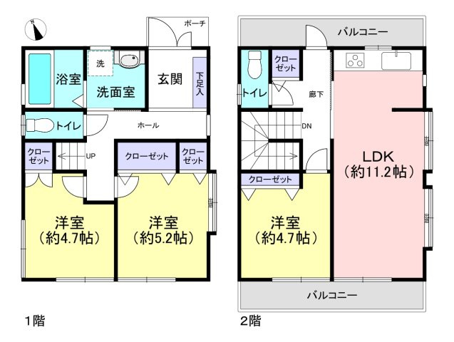 座間市栗原中央４丁目の間取り