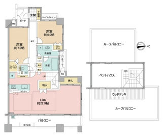 【間取り】 | アーバニスフレア森北グランヒルズ