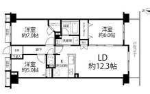 アールヴェール亀戸の間取り