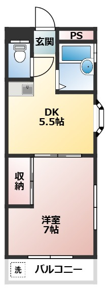 コーポラベンダーの間取り