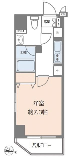 Rising place押上三番館の間取り
