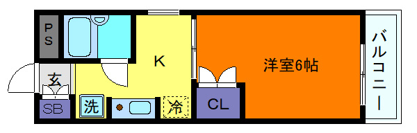 レジデンス六甲の間取り