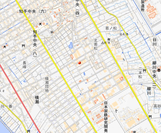 神栖市土地の土地図