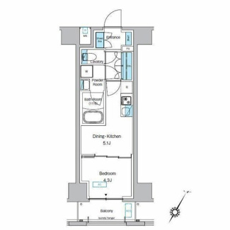 【間取り】 | プレディアコート森下テラス