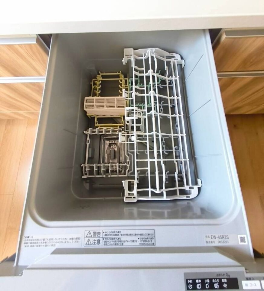 南区出仲間6丁目3期　1号棟のキッチン|汚れたお皿も食器洗浄機でラクチン洗浄♪