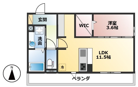 ペルショワールの間取り