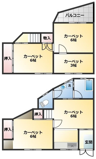 【間取り】 | 鳳中町8丁貸家
