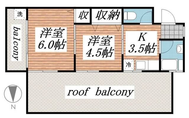 レジデンス市川の間取り