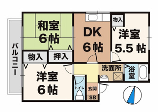 【間取り】 | グリーンリバー舞子