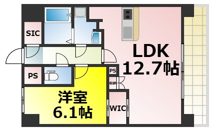 【間取り】 | スプランディッド難波Ⅱ 仲介手数料無料