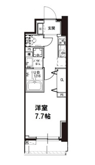 【間取り】 | メゾンドアーク南大井 | 間取りです。