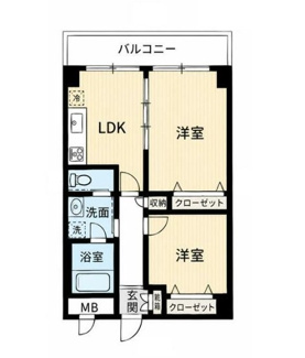【間取り】 | ハイライフ大崎 | 間取りです。