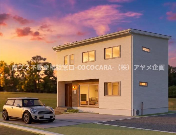 甲府市小瀬町の新築一戸建の外観パース|画像はイメージです