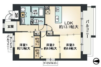 フォルビートの間取り