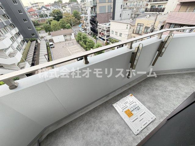 ルミーク大森のバルコニー