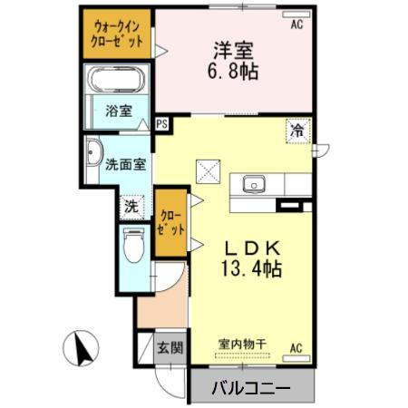 メゾンＭＩＮＡＭＩ　　刈谷市近郊の賃貸ならクラスホーム刈谷の間取り