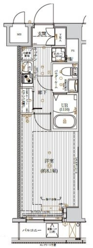 クレストタップ羽田の間取り