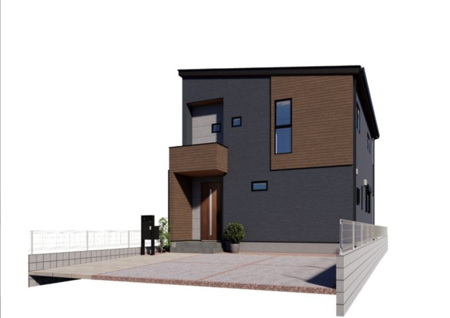 【外観パース】 | 川越市霞ケ関東5丁目　新築戸建　全2棟　2号棟