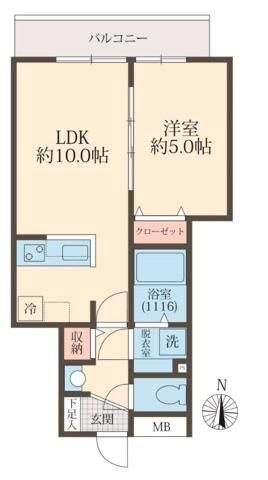【間取り】 | ミリアビタ大森台Ⅱ